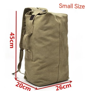 1 Stück <span class=keywords><strong>Kiang</strong></span> OEM Canvas Roll Top Vintage Rucksack Große Freizeit kapazität Anti-Diebstahl Sport Wander rucksack - Product Image 4