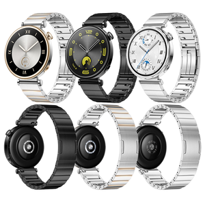 Bracelet de remplacement Win-Win en acier inoxydable réglable et étanche pour montres <span class=keywords><strong>Huawei</strong></span> Watch GT5 GT6 - Product Image 1