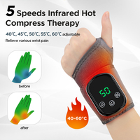 Masseur de Poignet à Thermocompression Personnalisé Enveloppe Articulaire Thérapie Physique Chauffante Attelle de Main Soulagement de la Douleur