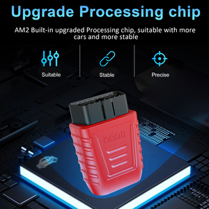 BT5.0 OBD2 ELM327 V1.5 Car <strong>Scanner</strong> Plastic <strong>Auto</strong> Engine <strong>Code</strong> <strong>Scanner</strong> Reader Analyzer <strong>Diagnostic</strong> Tool for Cars Since 1996 (Red) - Product Image 2