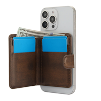 Cartera y Funda para Teléfono Móvil Unisex de Piel Sintética con Cierre de Botón RFID, Duradera y Universal para Tarjetas de Crédito