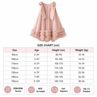 Robe de Princesse Mi-Longue Sans Manches en Tulle avec Nœud pour Filles, Style Coréen Tendance, Motif Doux, Longueur Genou, pour l'Été