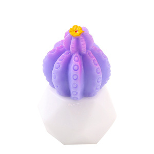 Adornos de cactus en miniatura de resina para decoración del hogar, escritorio, estilo artístico, decoración artesanal, estilo A B C D - Product Image 5