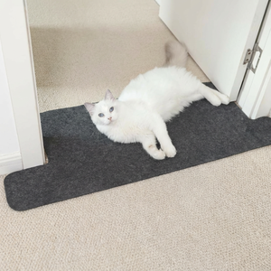 Protecteur de tapis pour animaux de compagnie Protecteur de tapis pour chat pour l'angle de la porte Anti-rayures Sous la porte Protecteur de tapis anti-griffes pour chat - Product Image 1
