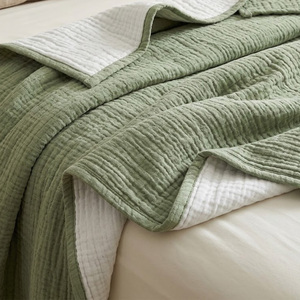 <span class=keywords><strong>Couverture</strong></span> d'emmaillotage en mousseline 100 % coton à 6 couches, double face, respirante, pour nouveau-né et tout-petit, en crêpe de gaze, vente en gros - Product Image 1
