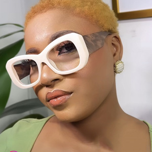 <span class=keywords><strong>Gafas</strong></span> para mujeres y niñas, anti luz azul, grano <span class=keywords><strong>de</strong></span> madera blanco, polígono grueso, <span class=keywords><strong>comprar</strong></span> <span class=keywords><strong>gafas</strong></span> en línea - Product Image 2