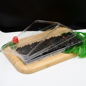 Caja Plana de Plástico Rígido Ultra Larga Personalizada, Caja de Exhibición de Plástico de Grado Alimenticio, Caja de Regalo de Ginseng de Alta Gama - Product Image 1