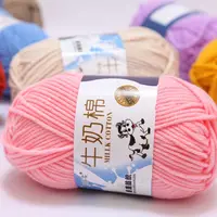 Bojavy — fil à tricoter en coton 5 plis, pour bébé, Crochet, pour tissage, bon marché, doux, fantaisie, acrylique