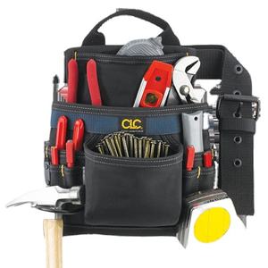 Échantillon gratuit : Sacs à outils les plus populaires, résistants à l'usure, avec poche à la taille et poche en cuir de vachette pour clous de menuiserie - Product Image 1