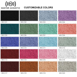 Panneaux de fibre de <span class=keywords><strong>laine</strong></span> de bois Master Acoustic Hexagon Insonorisant Carreaux de plafond de panneaux acoustiques étanches - Product Image 4