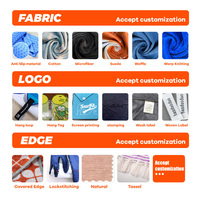 Handuk Pantai Mikrofiber Logo Kustom Cepat Kering Bebas Pasir Cetak Sublimasi Grosir Pabrik OEM MOQ Rendah Penjualan Besar untuk Resor