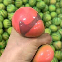 Jouet anti-stress ultime en caoutchouc changeant de couleur, motif pastèque, blague peau de banane, à rebond lent, pour réduire la pression, 14 ans et plus