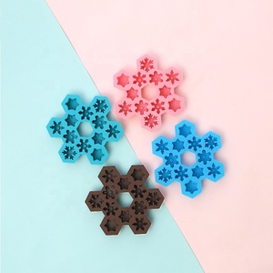 Dm385 — moule à flocon De neige en silicone 12 cavités, cubes De glace De noël, moules De bricolage en silicone, outils De machine à chocolat - Product Image 6