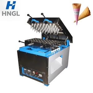 Machine professionnelle pour la fabrication de cornets de glace en sucre et de cornets roulés en gaufrettes pour usage commercial - Product Image 1