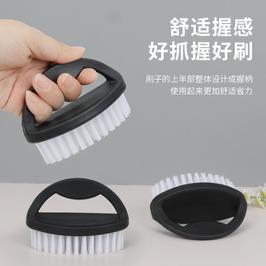 Yinste <b>Shoe</b> Brush Oval <b>Soft</b> Bristles Multi Functional Cleaning For <b>Shoes</b> Household Use - Product Image 4