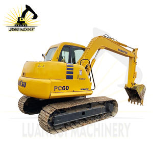 Especialista urbano con dimensiones compactas y salida de bajo ruido Komatsu 60 Excavadora usada para proyectos de construcción de ciudades - Product Image 1