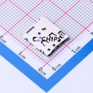 SNO-1420 SIM Card Connector SMD Connector Self-Return Type Nano SIM Card Card Holder 1.24mm - Product Image 1