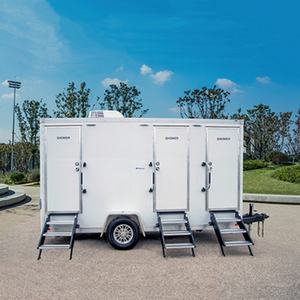 洗面所用トイレ用トレーラー,サンドイッチパネル移動式キャビンスチールイベントポータブル浴室シャワー防音 - Product Image 6