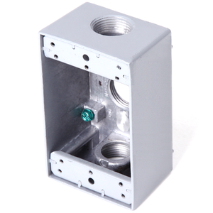 Wholesale Customization Metal Junction Single Gang Weatherproof Electrical Die Cast Aluminum Power Safety Socket Box