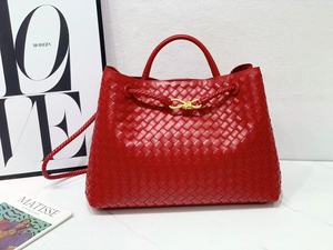 Modische Damen-Tragetasche mit großem Fassungsvermögen, gewebt, mit Kettenriemen, leichter Luxus, Freizeit, einfarbig, PU - Product Image 3