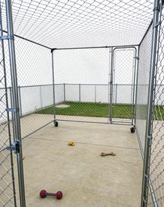 Kilitlenebilir Kapılı, Paslanmaz, Ağır Hizmet Tipi, Dış Mekan, Kaynaklı <span class=keywords><strong>Metal</strong></span> Köpek Kulübesi - Product Image 1