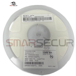 ตัวต้านทาน SMD 0603 ความแม่นยำ 1% 0 โอห์ม~10M โอห์ม 1K 2.2K 10K 100K 0R-330 โอห์ม 1R 10R 100R 150R 220R 0603 1% WR06X1002FTL - Product Image 2