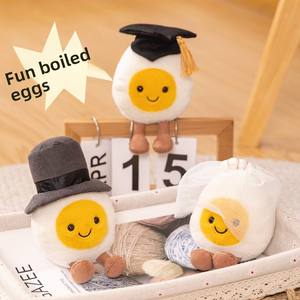 Uovo Sotto Cotto Divertente, Regalo di Laurea, Sposa, Bambola Sorridente, Regalo per Compagna di Classe/Amante, Cappello da Dottore - Product Image 4