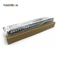 Panel Patch Keystone Kosong 1U 19 Inch 24 Port FTP Shielded untuk Modul Keystone, Cat5e, Cat6, Cat6A, Rak Mount