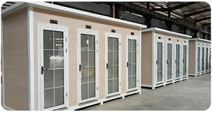 現代的な取り外し可能な経済的な高級ポータブル公衆トイレキャビン卸売屋外プレハブ洗面所移動式トイレアパート - Product Image 5