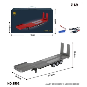 <span class=keywords><strong>Camion</strong></span> Radiocomandato in Lega Huina 1501 1502 770S V8 1/18, Rimorchio da Cantiere 19 Canali 2.4G con Luci e Suoni, Veicolo <span class=keywords><strong>Giocattolo</strong></span> RC - Product Image 6