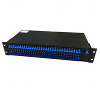 Type d'assemblage de plateau répartiteur optique PLC SC LC FC ST UPC APC Plateau répartiteur optique PLC à montage en rack
