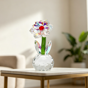 Ornements floraux en cristal créatifs très demandés, décorations multicolores pour la maison, cadeaux, fournitures d'usine en gros - Product Image 5