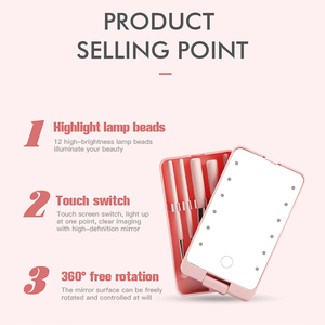 Mini ensemble de pinceaux de maquillage de luxe interrupteur tactile à 360 degrés Logo personnalisé fonds de teint ombre à paupières de haute qualité pour maquillage de fille portable - Product Image 5