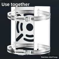 Offre Spéciale – Adaptateur de fixation polyvalent en acier inoxydable pour colonne, accessoires de vidéosurveillance, support de caméra PTZ pour panneau ou montage sur tuyau/poteau