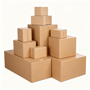 Boîtes en carton ondulé, boîtes d'expédition, boîtes de déménagement, boîtes d'expédition recyclables, boîtes d'expédition en carton solide - Product Image 4
