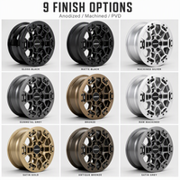 Jantes Beadlock forgées Black Bronze Desert Boss 17-22 pouces 6061-T6, jantes tout-terrain simulées, 6x5.5 5x5.0 pour Ford Bronco