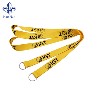 Aangepaste Zonder Minimale Bestelling Sublimatie Bedrukte Id-Kaart Lanyard Effen Zwart Polyester Lanyards Zijde Zeefdruk Haak Accessoires - Product Image 6