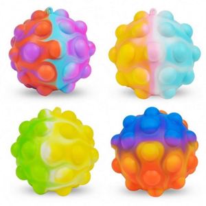 Balles anti-stress 3D personnalisées - Jouets sensoriels pour enfants, tout-petits et adultes, cadeaux en vrac pour fêtes et Pâques - Product Image 2