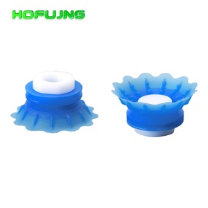 จุกดูดสุญญากาศซิลิโคนสีน้ำเงิน/ขาวแบบหนาพิเศษ CTP-62-S-G03F Hofujng รูปทรงดอกบัว สำหรับบรรจุภัณฑ์อุตสาหกรรม - Product Image 3