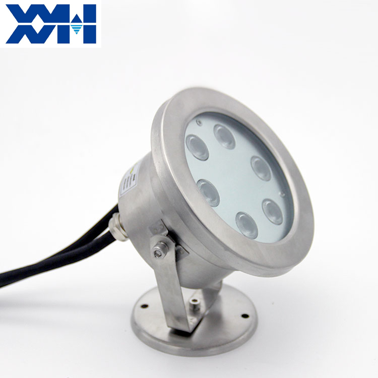 Factory IP68 Waterproof CE Stainless Steel Swimming Pool Water Jet Fountain Lamp 12v Underwater Spot Led Pool Light for Fountain