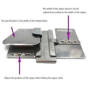 <span class=keywords><strong>Attache</strong></span> supérieure à ourlet pour Machine à coudre industrielle, Installation à glissière, positionneur, accessoires de Machine, dossier de couture - Product Image 5