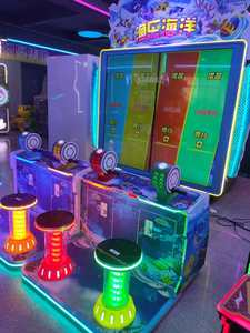 Multiplayer Coin-Operated Lottery Machine Metal 4 Players Amusement Centers <b>Arcade</b> Game Console - Product Image 4