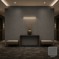 Panneau mural WPC en gros, classe E0, ignifuge B1, certifié CE, panneau décoratif intérieur imperméable pour hôtel et bureau
