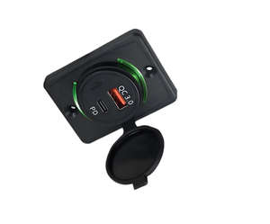 Cargadores de Energía para Dispositivos Digitales Móviles, Cargador Rápido USB Metálico para Teléfono Móvil, Adaptador de Cargador de Coche USB de Doble Puerto - Product Image 1