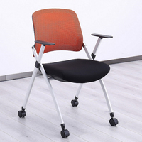 Chaise de bureau pliante en gros, chaise de visiteur pliante moderne empilable pour salle de conférence, de réunion et de formation
