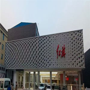 Tête de porte en aluminium sur mesure, panneau de décoration extérieur pour les magasins des centres commerciaux - Product Image 3