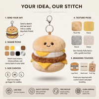 Porte-clés en peluche personnalisé OEM, porte-clés en peluche spatule mignonne, jouet en peluche personnage ustensile de cuisine, breloque de sac, mascotte de marque personnalisée