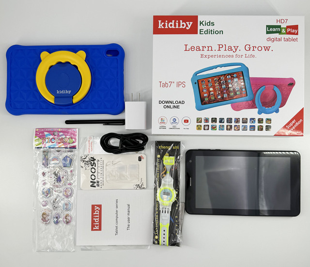 Wholesale Custom MTK Octa Core Kid Educational Tablet PC with Sim Card Android 9.0 7" Screen Parent Control