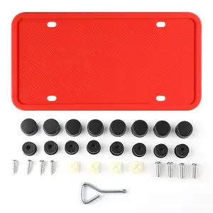 Plastien-marcos <span class=keywords><strong>de</strong></span> silicona para matrícula, marco <span class=keywords><strong>de</strong></span> silicona con tornillos, novedad <span class=keywords><strong>de</strong></span> <span class=keywords><strong>2022</strong></span> - Product Image 1