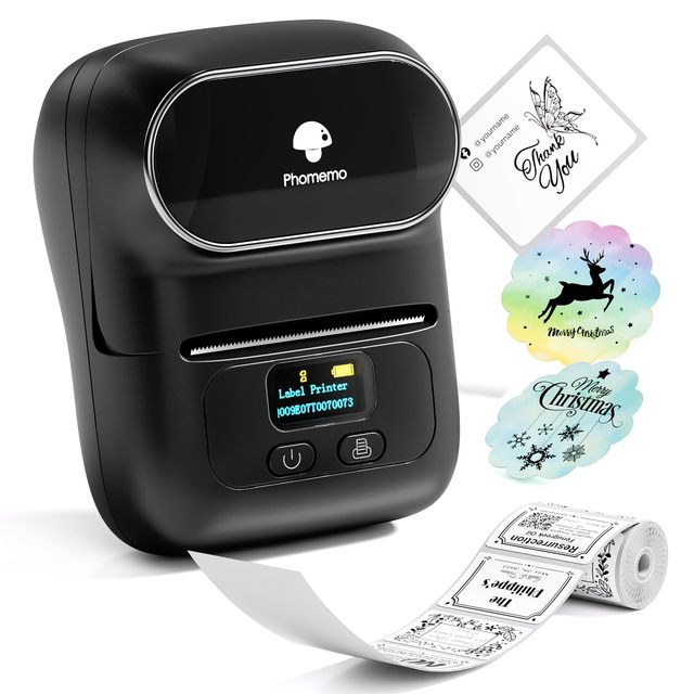 For M220 Commercial Label Printer HD for Portable Thermal Handheld Sticker Office Use Stock